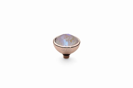 Qudo Rose Gold Topper Bottone 10mm - Dusky Pink Delite